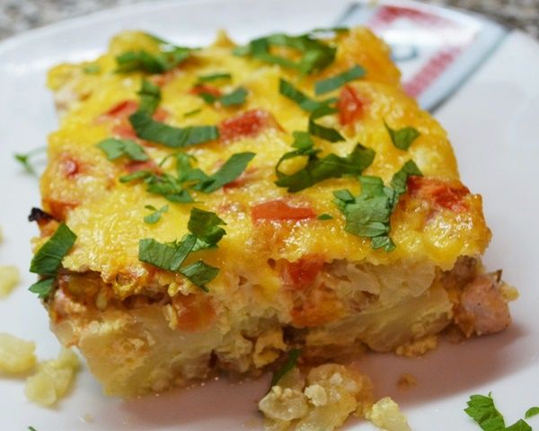 запеканка с цветной капустой с фаршем запеканка с цветной капустой с фаршем