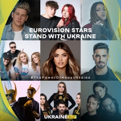 Учасники пісенного конкурсу "Євробачення 2022" звернулися до українців та волонтерів Україн
