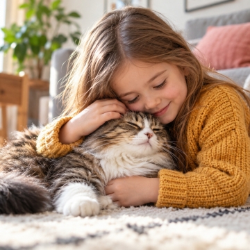 6 порід котів, які чудово ладнають із дітьми: лагідні, терплячі та грайливі