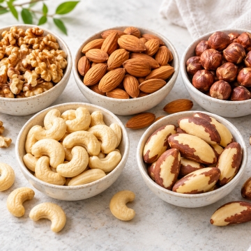 5 найкорисніших горіхів для щоденного раціону: для серця, мозку та щитовидки