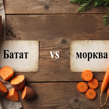Батат vs морква: що корисніше та де більше вітамінів і мінералів