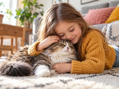 6 порід котів, які чудово ладнають із дітьми: лагідні, терплячі та грайливі